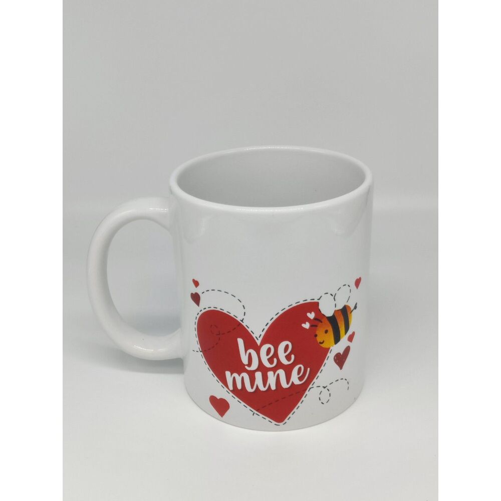 Bee Mine Valentine's Heart Mug Gift